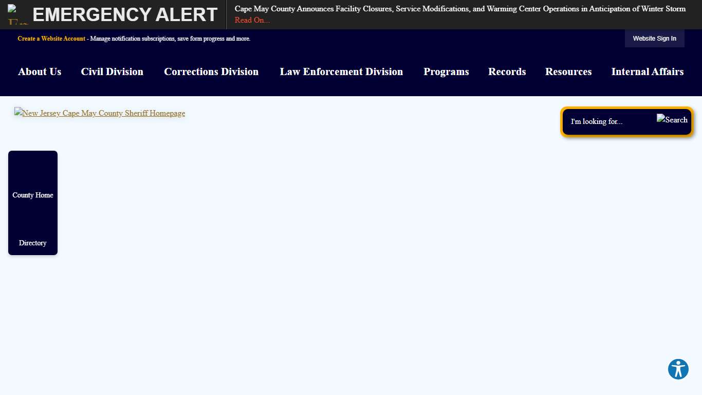 Sheriff's Office Cape May County, NJ - Official Website